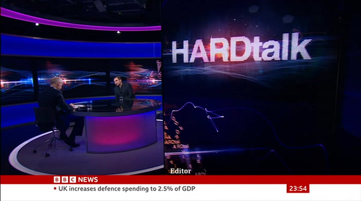 HARDtalk : BBCNEWS : April 23, 2024 11:30pm-12:01am BST