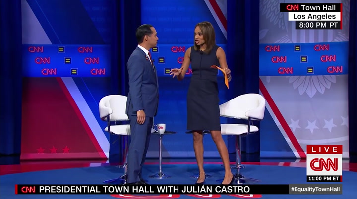 Julian Castro: Equality Town Hall : CNNW : October 10, 2019 8:00pm-8:31pm PDT