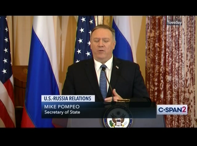 Secretary of State Pompeo & Russian Foreign Minister Lavrov Hold Joint News Conference : CSPAN2 : December 11, 2019 3:39am-4:28am EST