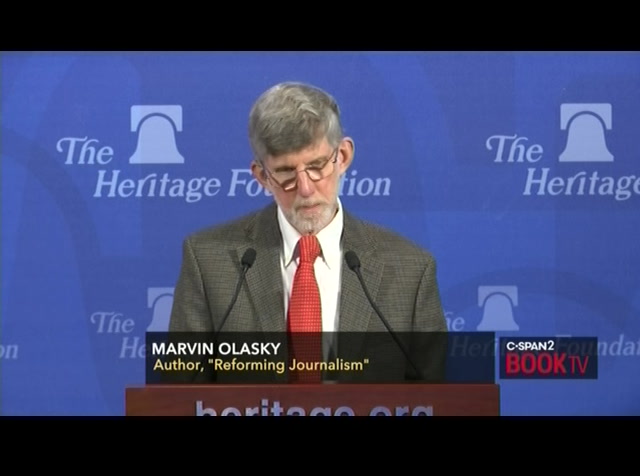 Marvin Olasky, "Reforming Journalism" : CSPAN2 : February 17, 2020 4:00pm-5:01pm EST