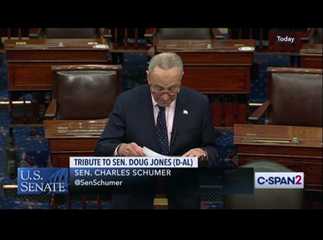U.S. Senate Sen. Doug Jones D-AL Farewell Speech : CSPAN2 : December 9, 2020 11:25pm-12:09am EST