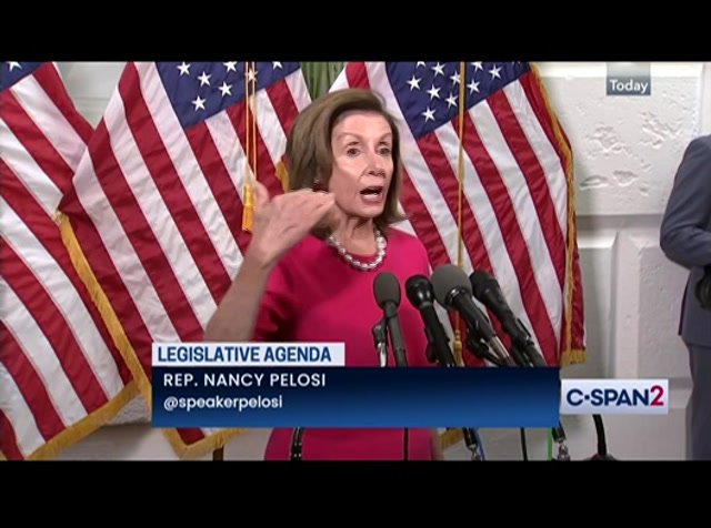 Speaker Pelosi on Party Negotiations & Debt Ceiling : CSPAN2 : September 28, 2021 11:35pm-11:47pm EDT