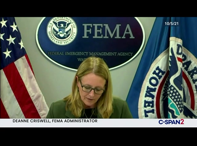 FEMA Administrator Criswell Testifes on Agency Response Following Hurricane Ida : CSPAN2 : October 14, 2021 5:05pm-7:19pm EDT