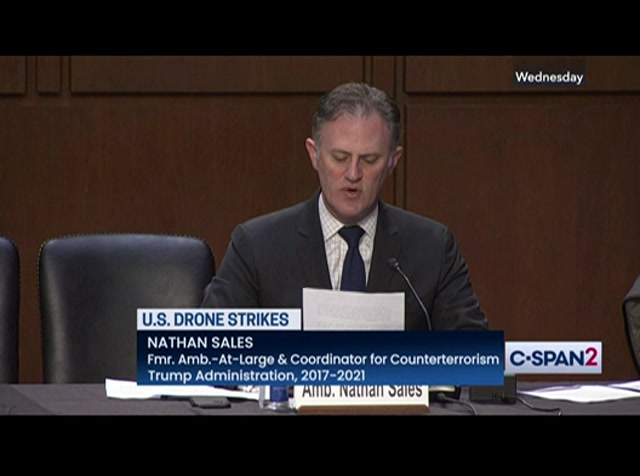 Hearing on the Legacy of Drone Strikes : CSPAN2 : February 10, 2022 4:13am-6:02am EST