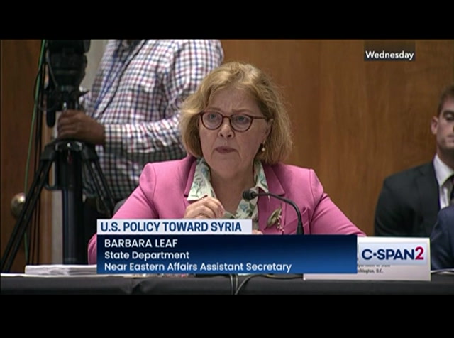 Hearing on U.S.-Syria Policy : CSPAN2 : June 9, 2022 3:50pm-5:55pm EDT