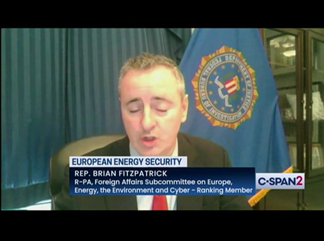 Hearing on Supporting European Energy Security : CSPAN2 : June 22, 2022 12:48pm-2:16pm EDT
