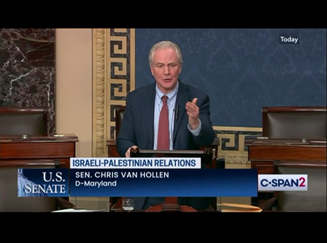 U.S. Senate Senators Van Hollen & Graham on Israeli-Palestinian Relations : CSPAN2 : March 14, 2024 10:26pm-11:17pm EDT