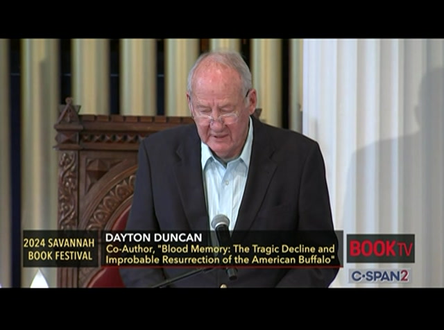 Dayton Duncan on the American Buffalo : CSPAN2 : March 29, 2024 3:36pm-4:25pm EDT