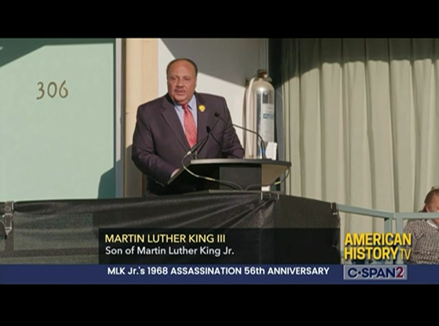 Martin Luther King Jr.'s 1968 Assassination 56th Anniversary : CSPAN2 : April 20, 2024 5:11pm-6:44pm EDT