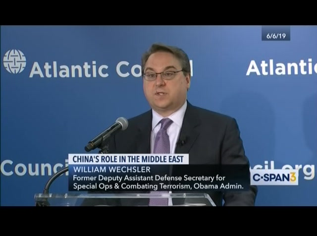 Atlantic Council Discussion on China's Role in the Middle East : CSPAN3 : June 18, 2019 6:00pm-7:29pm EDT