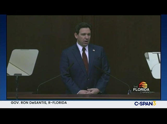 Florida Governor Delivers State of the State Address : CSPAN3 : March 15, 2024 12:10am-12:50am EDT