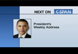 Weekly Presidential Address : CSPAN : January 17, 2015 6:20pm-6:31pm EST