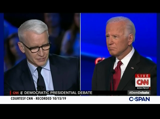 CNN/NYT Democratic Presidential Debate : CSPAN : October 20, 2019 12:00am-2:58am EDT