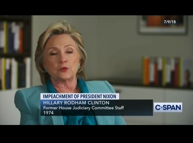 Oral Histories Hillary Clinton on Nixon Impeachment Inquiry : CSPAN : December 6, 2019 11:05pm-11:49pm EST