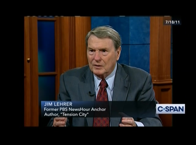 After Words Jim Lehrer, "Tension City" hosted by Gloria Borger : CSPAN : January 24, 2020 4:14am-5:17am EST