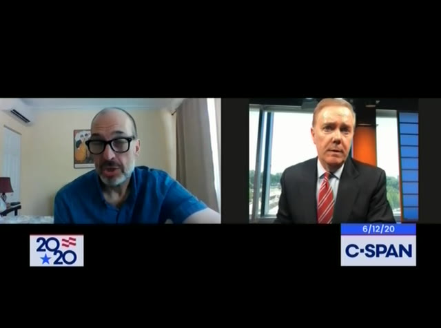 Campaign 2020 Interview with Detroit Free Press Correspondent Todd Spangler : CSPAN : June 15, 2020 5:37pm-5:54pm EDT