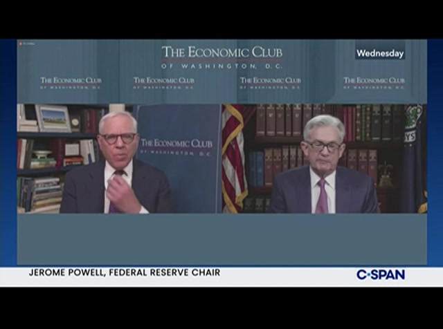 Federal Reserve Chair Powell Discusses Monetary Policy at DC Economic Club : CSPAN : April 17, 2021 7:03pm-8:01pm EDT