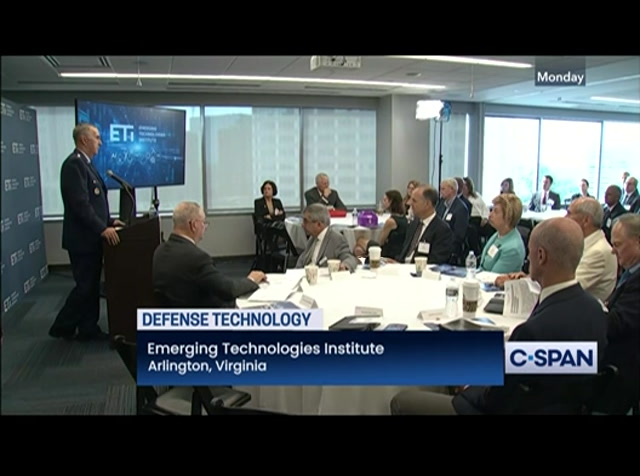 Joint Chiefs of Staff Vice Chair Discusses Defense Technology : CSPAN : July 31, 2021 11:23am-12:03pm EDT