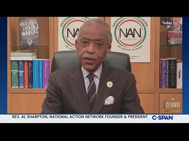 Nat'l Action Network Breakfast Honoring Martin Luther King Jr. : CSPAN : January 17, 2022 8:02pm-9:10pm EST