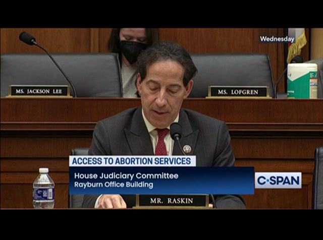 Hearing on Abortion Access & Care : CSPAN : May 21, 2022 8:00pm-12:47am EDT