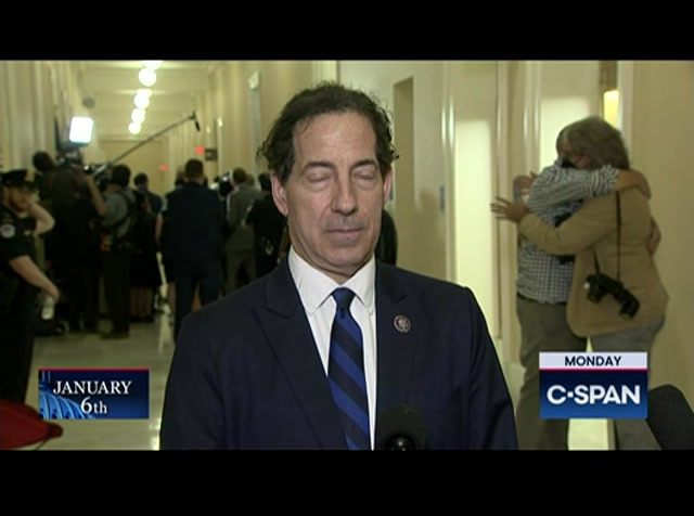 January 6 Hearings Rep. Raskin on Second January 6 Committee Hearing : CSPAN : June 14, 2022 4:48am-5:03am EDT