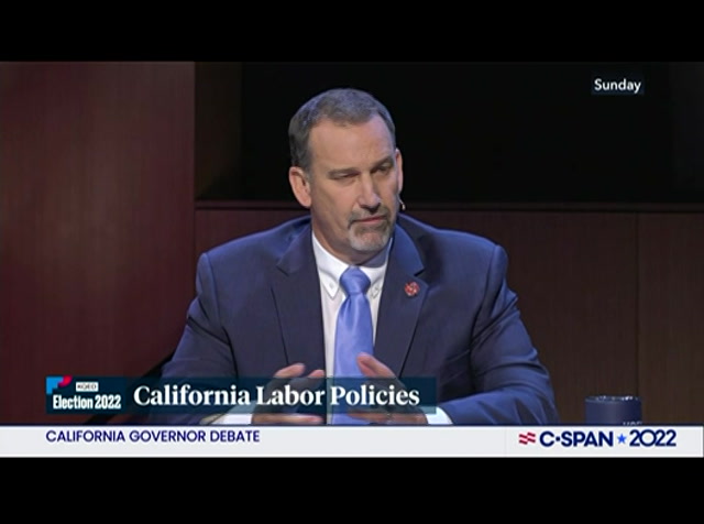 Campaign 2022 California Governor Debate : CSPAN : October 24, 2022 10:02am-11:02am EDT