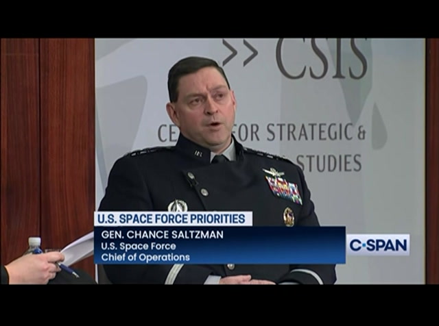 U.S. Space Force General on His Vision for the Service : CSPAN : March 3, 2023 7:07pm-8:04pm EST