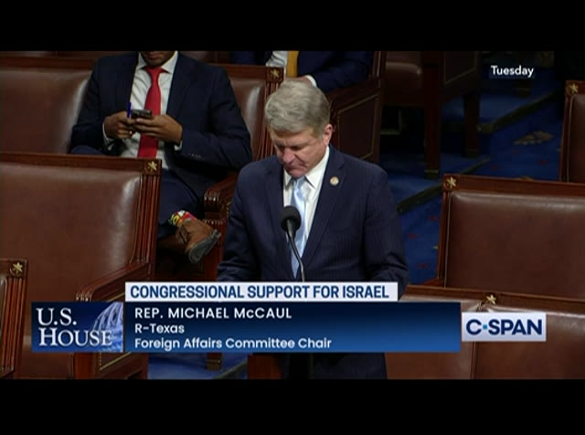 U.S. House of Representatives Debate Declaring Congress' Support of Israel : CSPAN : July 19, 2023 6:28am-6:58am EDT