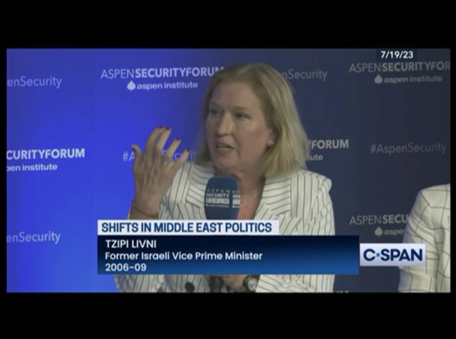 Discussion on Political Shifts in the Middle East : CSPAN : August 11, 2023 1:46pm-2:28pm EDT