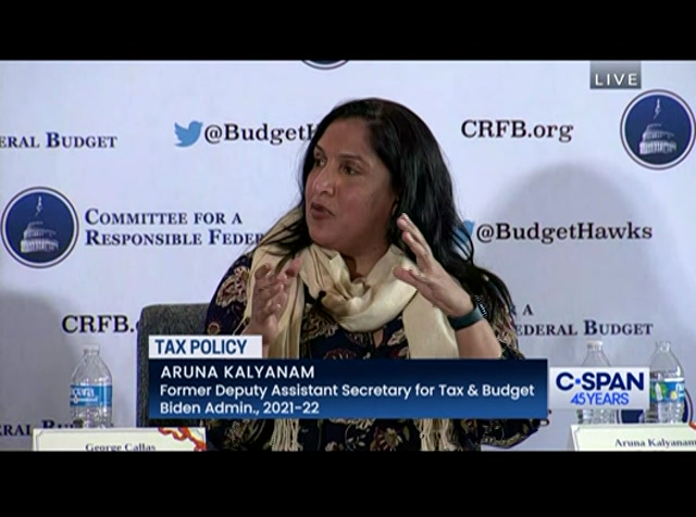 Committee for a Responsible Federal Budget Holds Tax Policy Summit : CSPAN : March 28, 2024 3:47pm-4:42pm EDT