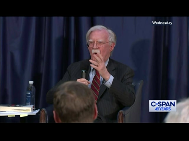John Bolton Discusses Former President Trump & Rule of Law : CSPAN : March 29, 2024 3:25pm-5:00pm EDT