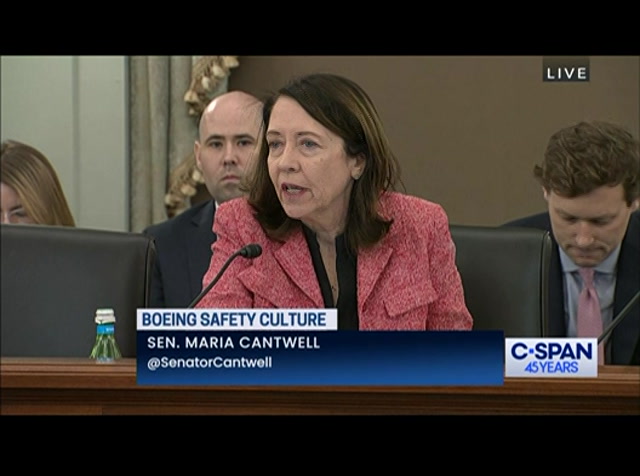 Aviation Safety Specialists Testify on Boeing Safety Culture : CSPAN : April 17, 2024 11:26am-12:00pm EDT