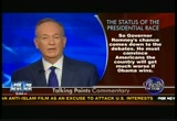 The O'Reilly Factor : FOXNEWS : September 26, 2012 8:00pm-9:00pm EDT