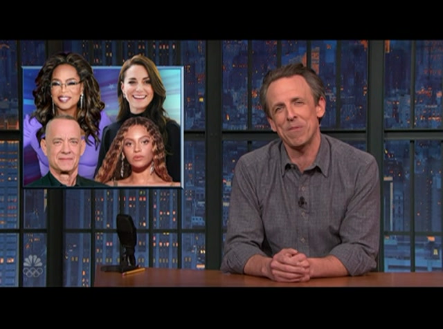 Late Night With Seth Meyers : KNTV : April 23, 2024 12:36am-1:35am PDT