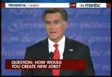 Presidential Debate : MSNBC : October 3, 2012 9:00pm-10:30pm EDT
