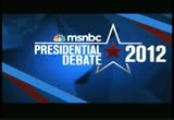 MSNBC Special Coverage : MSNBC : October 22, 2012 8:00pm-9:00pm EDT
