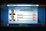 Presidential Debate : MSNBC : October 23, 2012 1:00am-2:30am EDT