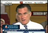 The Cycle : MSNBC : November 2, 2012 3:00pm-4:00pm EDT