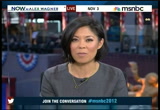 NOW With Alex Wagner : MSNBC : November 3, 2012 5:00pm-6:00pm EDT