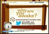 Way Too Early With Willie Geist : MSNBC : November 12, 2012 5:30am-6:00am EST