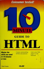 Cover of edition 10minuteguidetoh00evan
