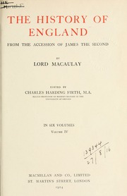 Cover of edition 1914historyofeng04macauoft