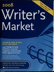 Cover of edition 2008writersmarke00brew