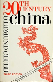Cover of edition 20thcenturychina00oedm