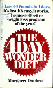 Cover of edition 4daywonderdiet00marg_0