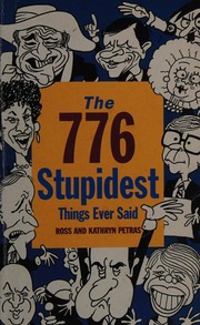 Cover of edition 776stupidestthin0000petr