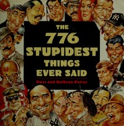 Cover of edition 776stupidestthin00petr