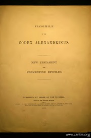 Codex Alexandrinus Free Download Borrow And Streaming