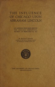 Cover of edition InfluOfChicagoOnLincoln1