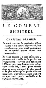 Cover of edition LeCombatSpirituel1818